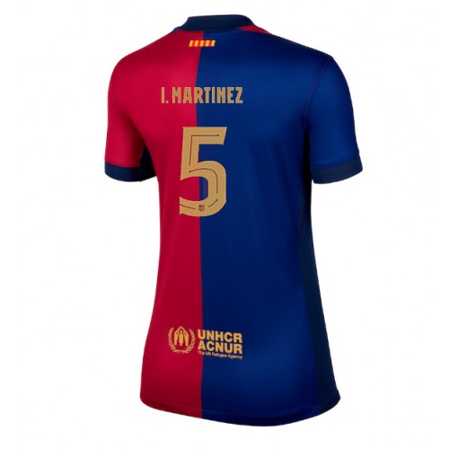 Fotballdrakt Dame Barcelona Inigo Martinez #5 Hjemmedrakt 2024-25 Kortermet